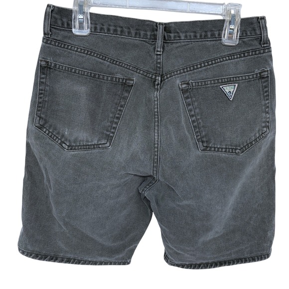 Guess Other - Vintage 80s 90s Guess Denim Jean Shorts Size 32 Mens Faded Army Green USA Made